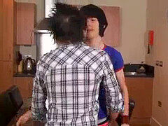 homo plays with his boyfriends big uncut spear and spunks