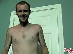 Skinny Leroy gets his big dick sucked by some horny dude