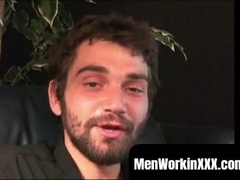 MenWorkinXXX.com - Perverted pink cigar cascades jizm after an heavy solo have fun