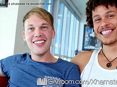 GayRoom multiracial screw with Parker Michaels and Jay superb