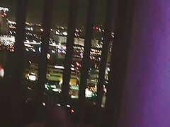HUNK HOTTIE ON BALCONY PLAYS WITH HIS HOLE AND STROKES HIS DICK UNTIL HE EXPLODES ALL OVER HIS PHONE