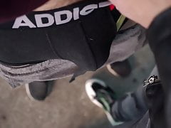 Biker Sucks my Big Dick in the Stairwell Cris Fabio p