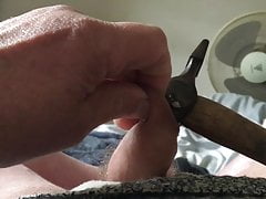 Large hammer in foreskin