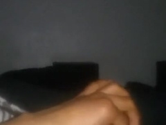 Ebony Solo Youngster Stroking to Memories of Justin Cross