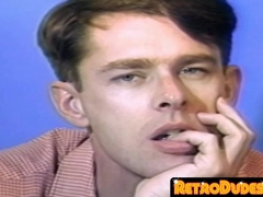 RetroDudes.com - Old school gays swallow each other's hairy fat dicks