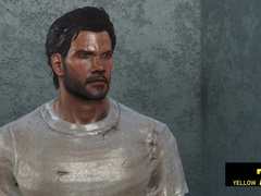 Harsh boink in car stop's public rest room