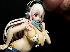 Super Sonico Winter Ver. Bukkake
