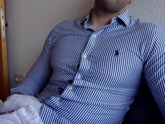Sexy italian wanks in classy outfit