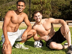 Soccer buds Kellin & Philip wind up fucking hard