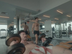 Zeid and Kyle gym fuck