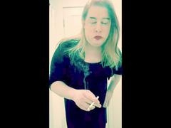 Smokin' in the shower