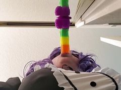 SometimesNiki maid practicing on dildo upshot