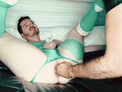 Axel Abysse Receives Cosy Perceiving While Nicholas Knuckle His Backside Deeper