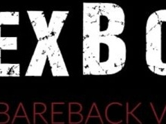 Submissive bottom Archer Croft moans while hung and dominant Jordan Starr breeds him