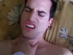 Hard up for cash, young Czech lets his butt be pounded