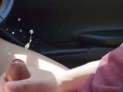 Driving and accidentally cumming