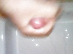 Cumming in shower