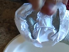 Cum on wifes panties