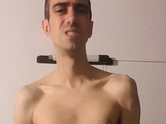 self bondage & discipline: uretral sounding with chili sauce