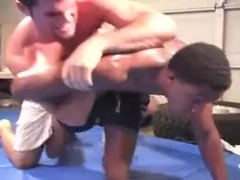 black and white men amatuer gay wrestling