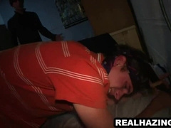 Frat Man Dude Deepthroating Spear And Getting Boinked Rectally