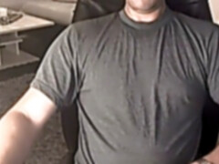 slapping his bag