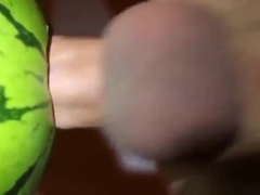 fruit fuck and self swallow - the best comes after cumming 2