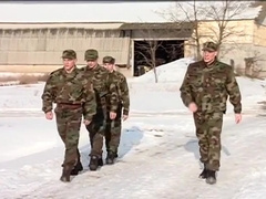 Concupiscent Gay Military Fellows Go Brutaly