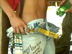 youngsters in the Hay Barn.