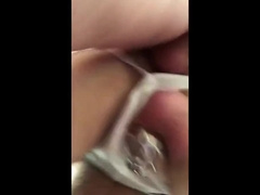 Creampie for a chastity whore