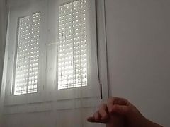 In the morning my stepmother played with my big dick but didn't let me finish  #14