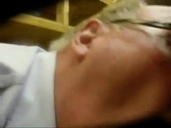 Daddy Blows it in the Stockroom - Amateur Old-Young Action