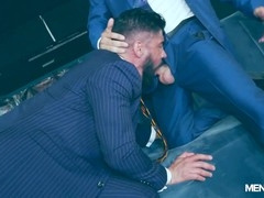 Without a condom, bear, bareback sex