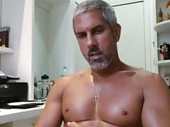 Daddy hunk wanking