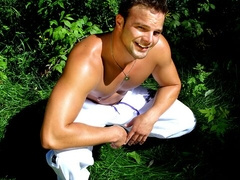 Ricky M is a good-looking guy who strokes real hard