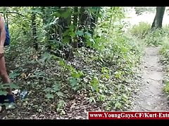Extreme and risky blowjobs in the park