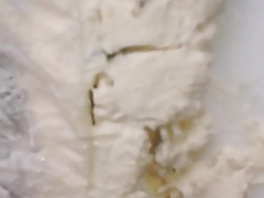 gorgonzola fresco con sborrata calda