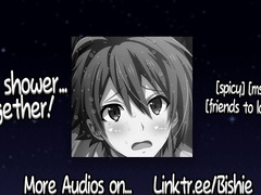 [Yaoi ASMR] Fapping Off in the Bathroom with your Greatest Buddy [Male Moans] [Boyfriend Audio]