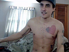 Hot Str8 Stud wanks Off While Using An ass fucking hitachi