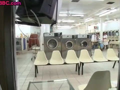Black Bottom Public Assfucked In The Laundry Service