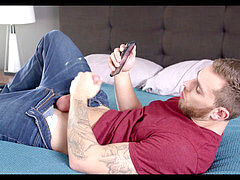 NextDoorBuddies - Naughty Latin lover surprises horny Carter Woods masturbating
