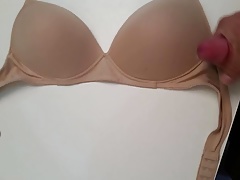 Cum all over tashas strapless bra