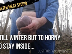 Still winter but to horny to stay inside...