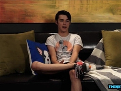 Watch this huge dick give a hot rimjob and load a hot cumshot