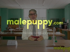 Daddy Richard Lennox does weird science experiments while farting