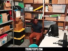 YoungPerps - Teen shoplifter punished by a horny mallcop