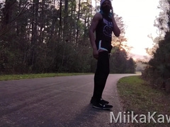 Femboy gets CRAZY while Hiking on public trails....