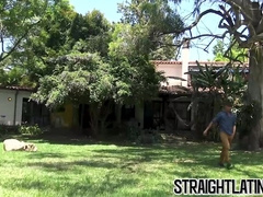 First time gay Latino jock seduced by guy and fucked raw