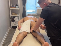 French Guy Got Hard During Stretching And Seduced The Masseur