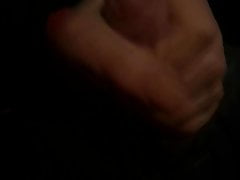 Stroking in public car park